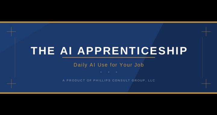 The AI Apprenticeship