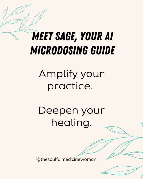 Meet SAGE 💚 Your AI Microdosing Guide
