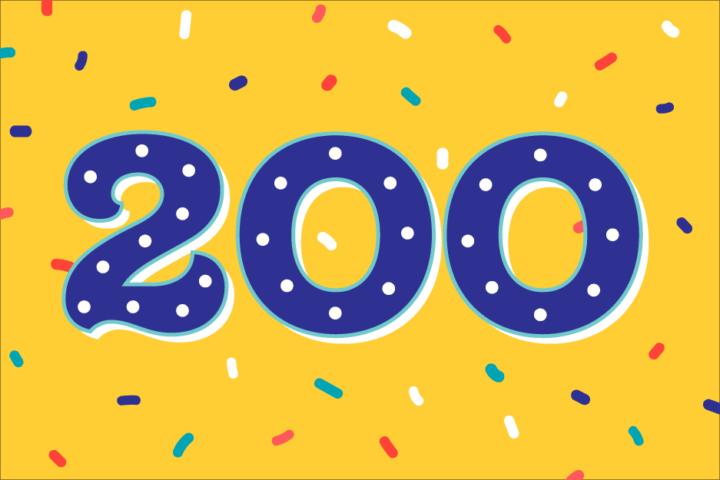 200 members! 🎉