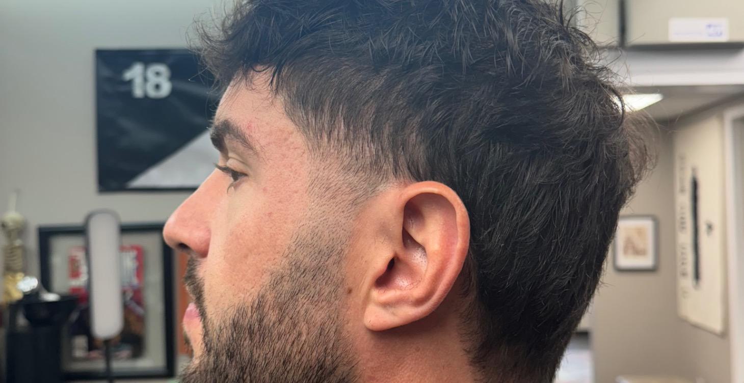 Men’s hair styling