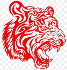 Roter Tiger