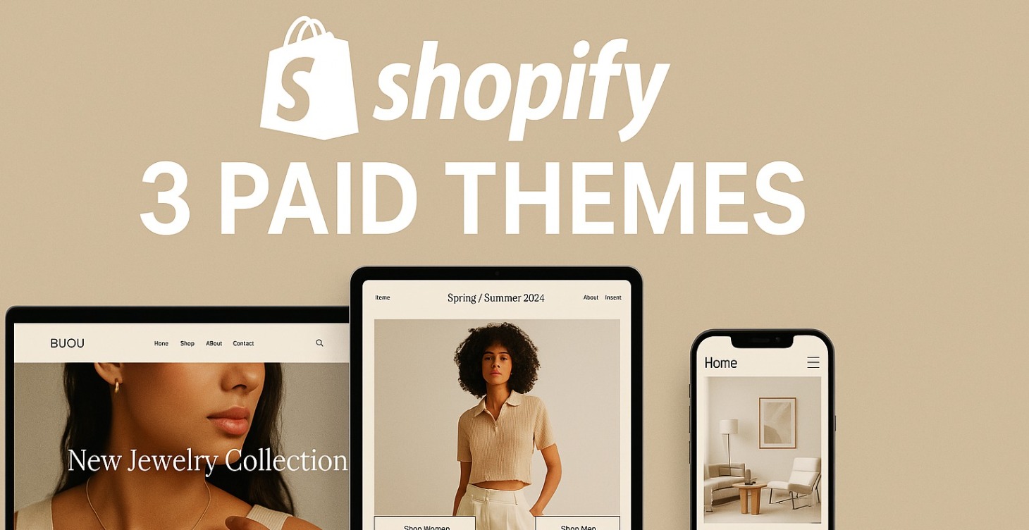 3 Temas Shopify Premium