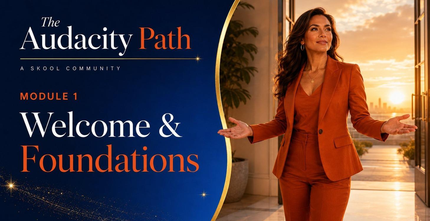 The Audacity Path — Founding Member Curriculum