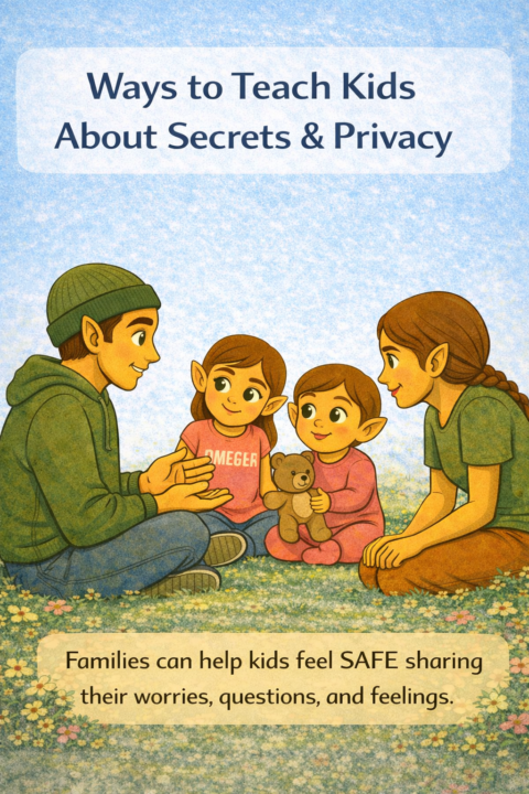Ways to Teach Kids About Secrets & Privacy 💜