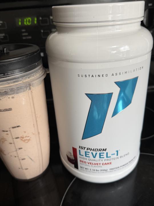The Red Velvet protein is delicious! 🫶