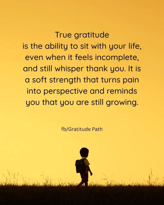 True gratitude 
