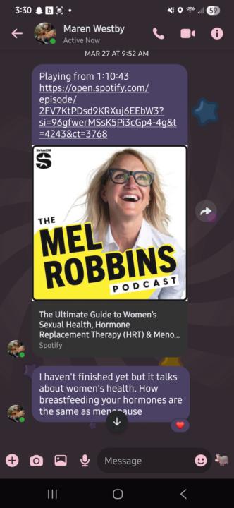 Podcast that I can't turn off