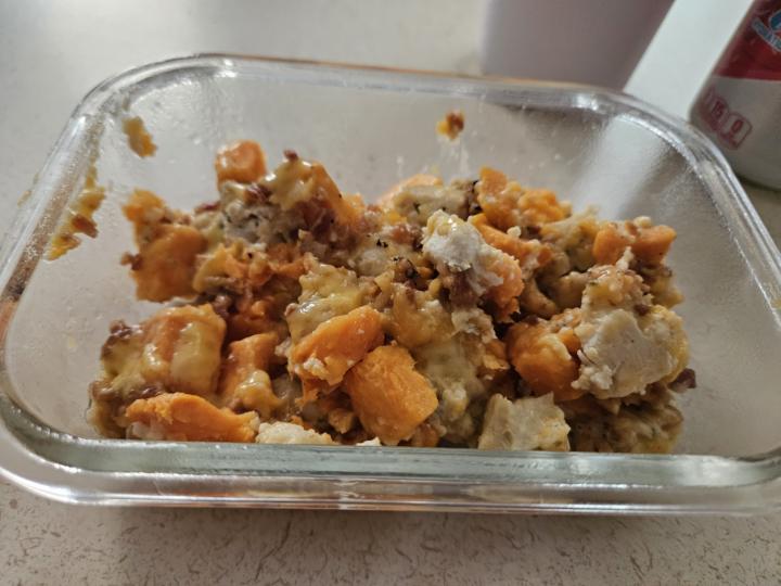 Chicken sweet potato bake