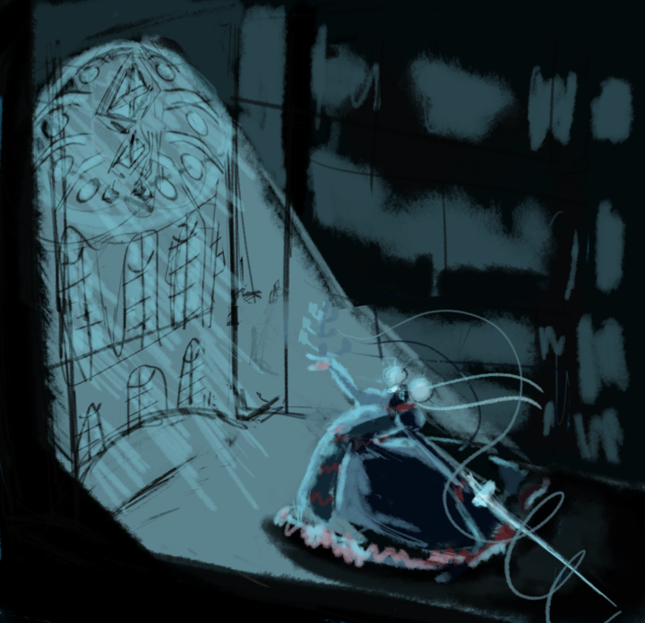 Spider queen seamstress