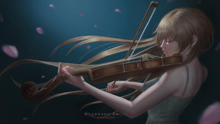 Miyazono Kaori Fan illustration 