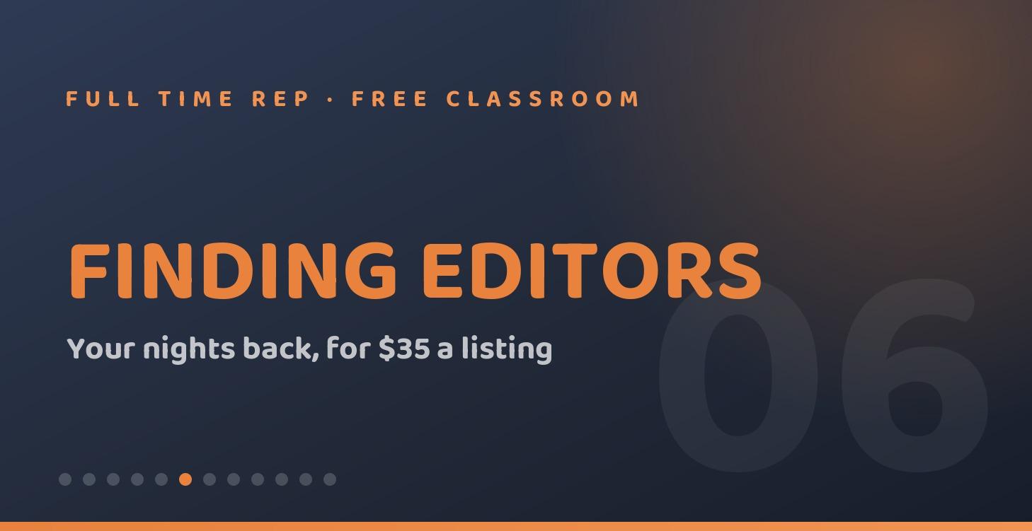 6 · Finding Editors