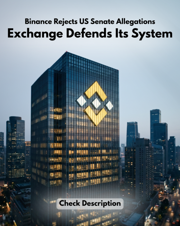 Binance Rejects US Senate Allegations: Exchange Defends Its Systems