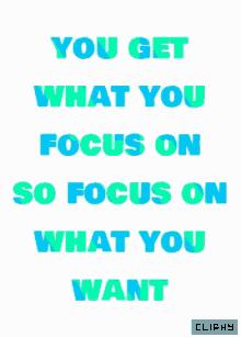 Monday Motivation: “Energy Follows Focus”