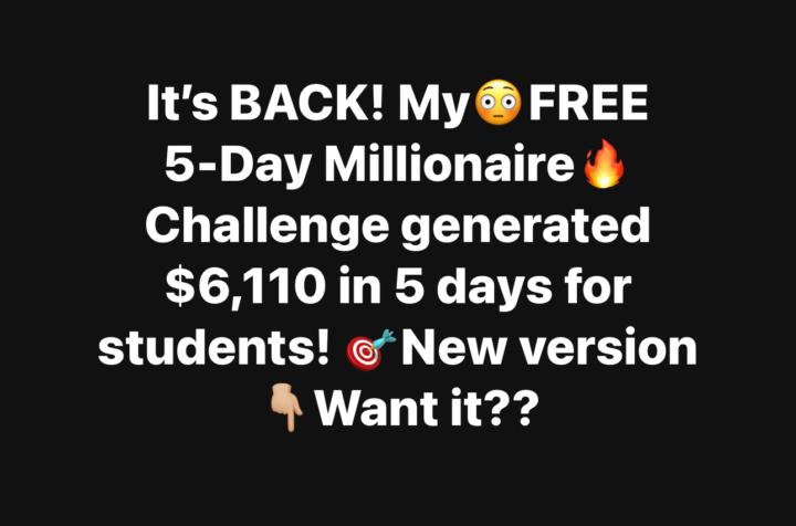 5-Day Millionaire Challenge