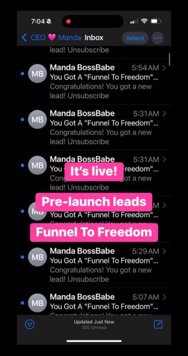 Woke up to 312 leads!!!