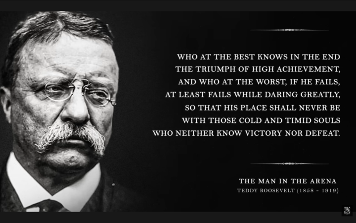 The Man In The Arena 