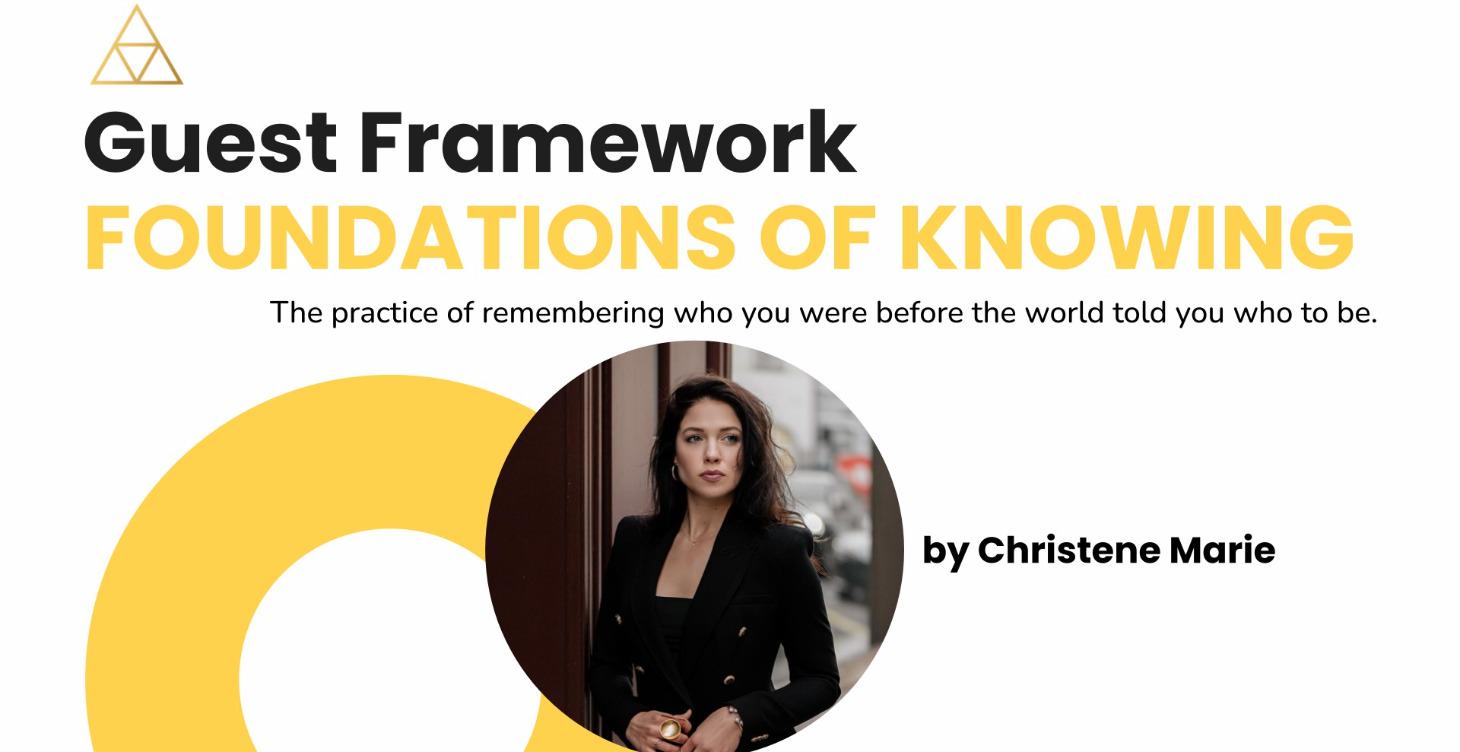 Foundations of Knowing Framework