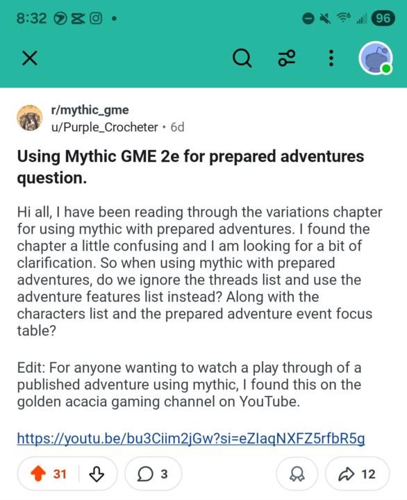 A couple of small wins