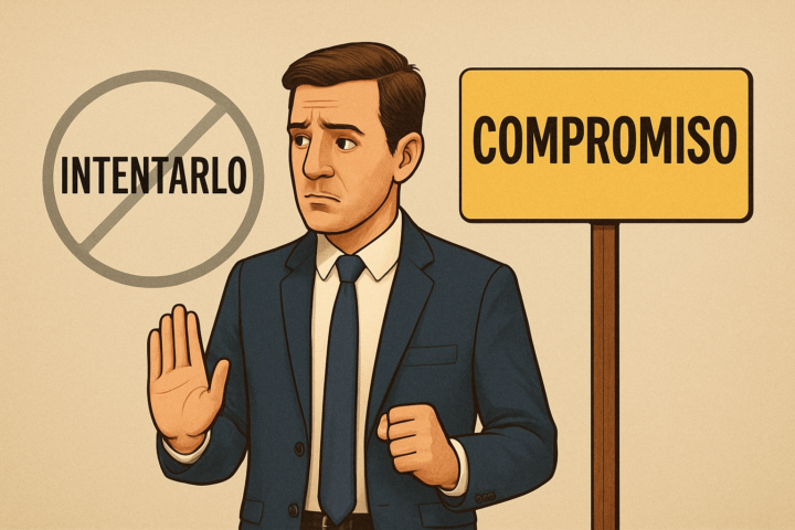 La diferencia entre intentarlo y comprometerse (y por qué casi todos fallan aquí)