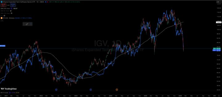 📊 BTC x Software: The Correlation You Can't Ignore