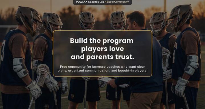 Youth Lacrosse Coaching