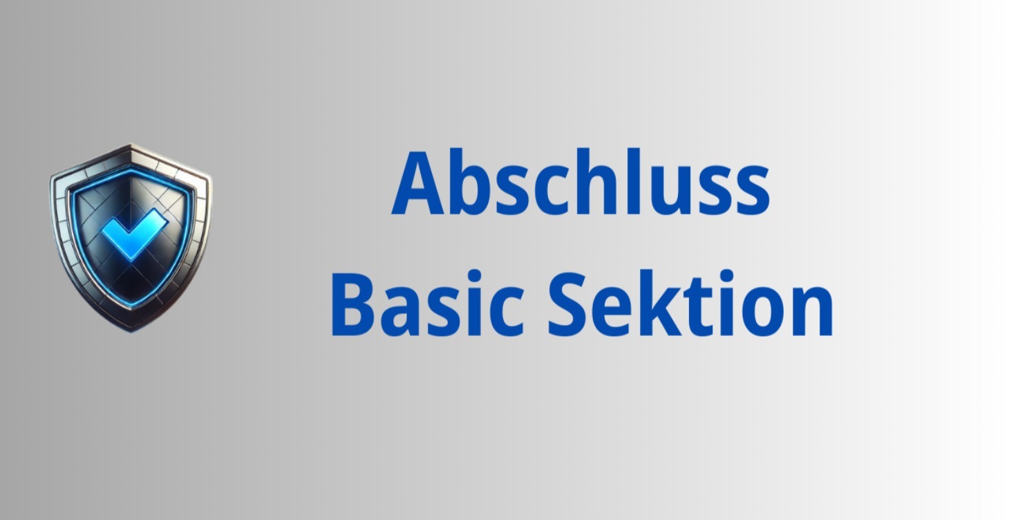 Abschluss Basic Sektion