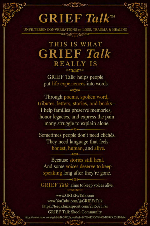 This Is What GRIEF Talk Really Is 