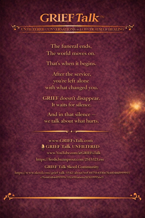 The hardest part isn’t always the funeral