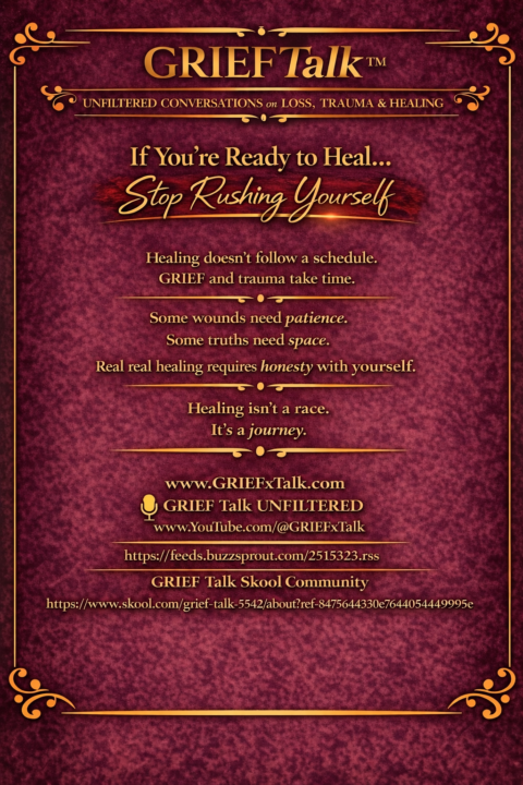 If You’re Ready to Heal Stop Rushing Yourself