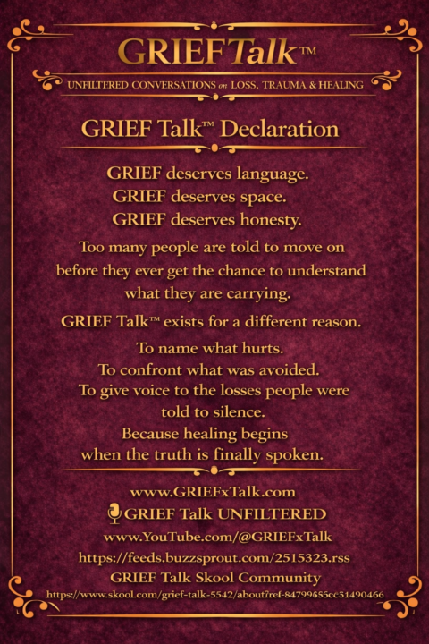 GRIEF Talk Declaration