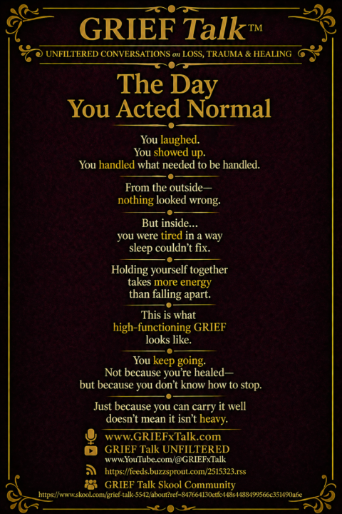 The Day You Acted Normal 