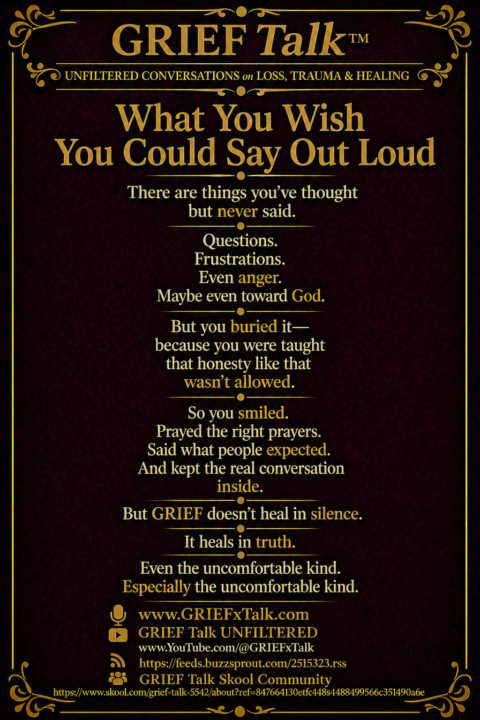 What You Wish You Could Say Out Loud