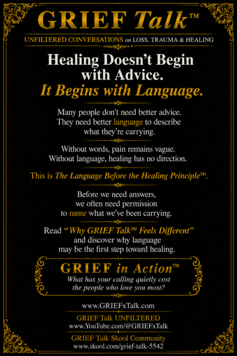 Healing Doesn’t Begin with Advice. It Begins with Language.