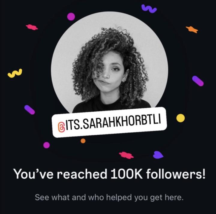 HUGE WIN: Sarah hit 100k Followers!😎