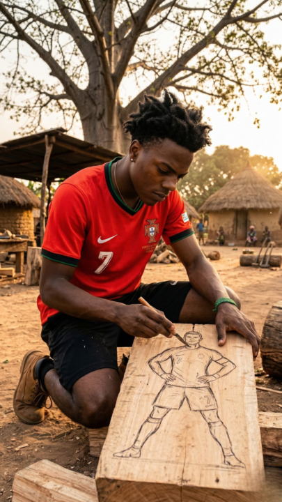 Cinematic AI wood-carving 🖼️