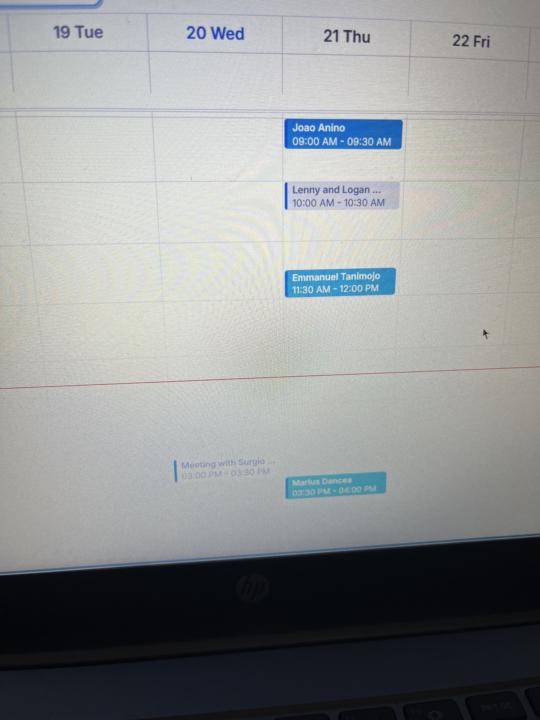 Finally booking calls