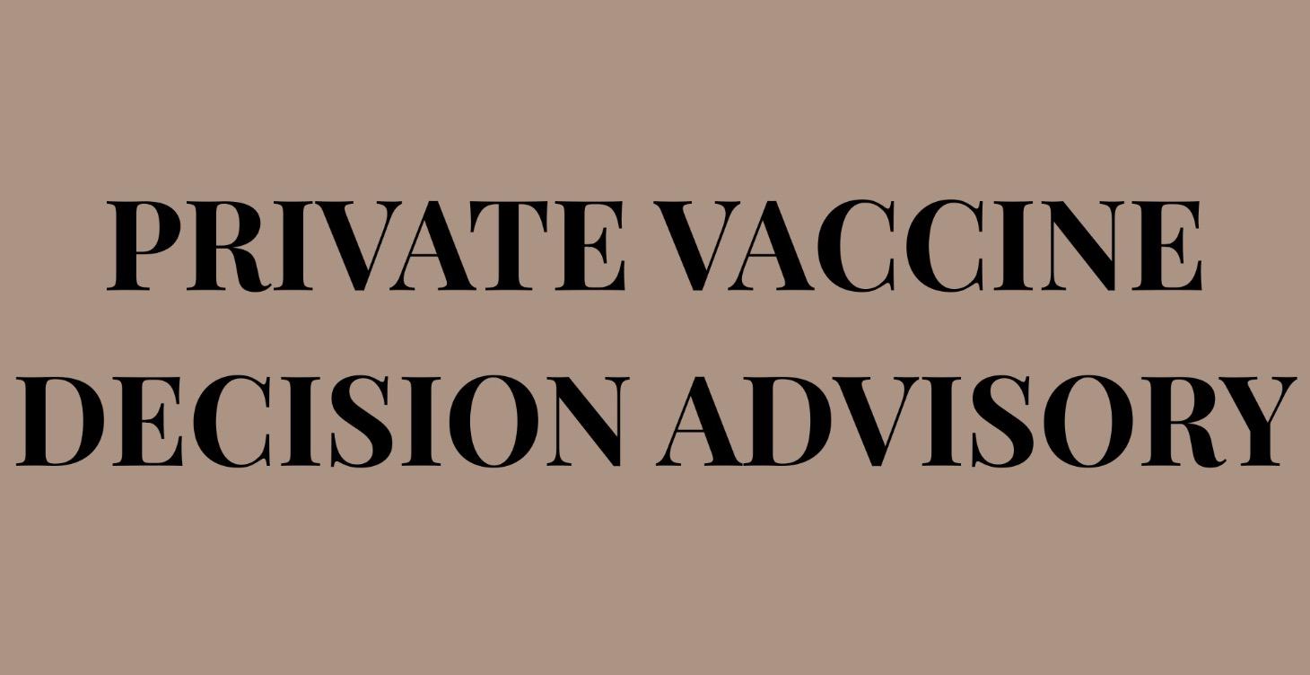 Private Vaccine Advisory