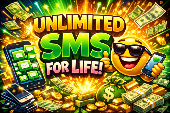 2 Slots Left - UNLMITED Texting FOR LIFE - $1497