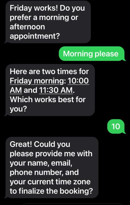 Bot asking for wrong info? 