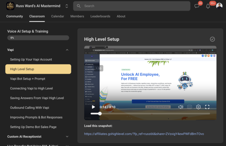 Automations plus snapshot install