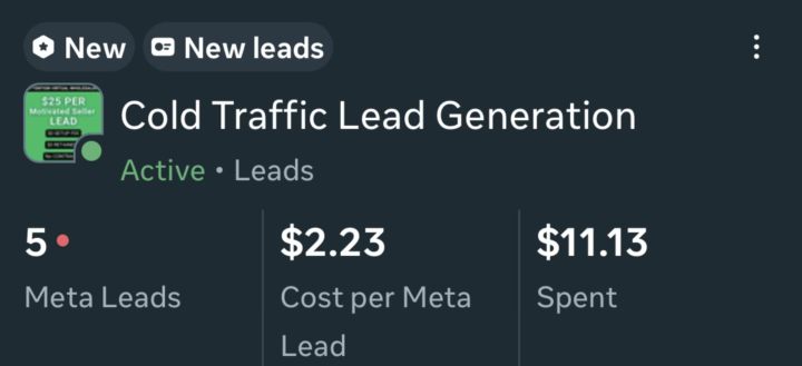 New Offer Ads Crushing It