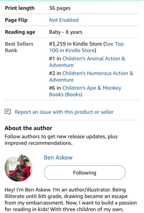 I became an Amazon #1 Best Seller this week!