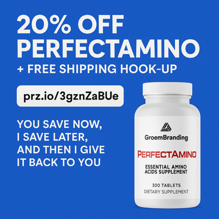 🚨 20% Off PerfectAmino + Free Shipping Hook-Up 🚨