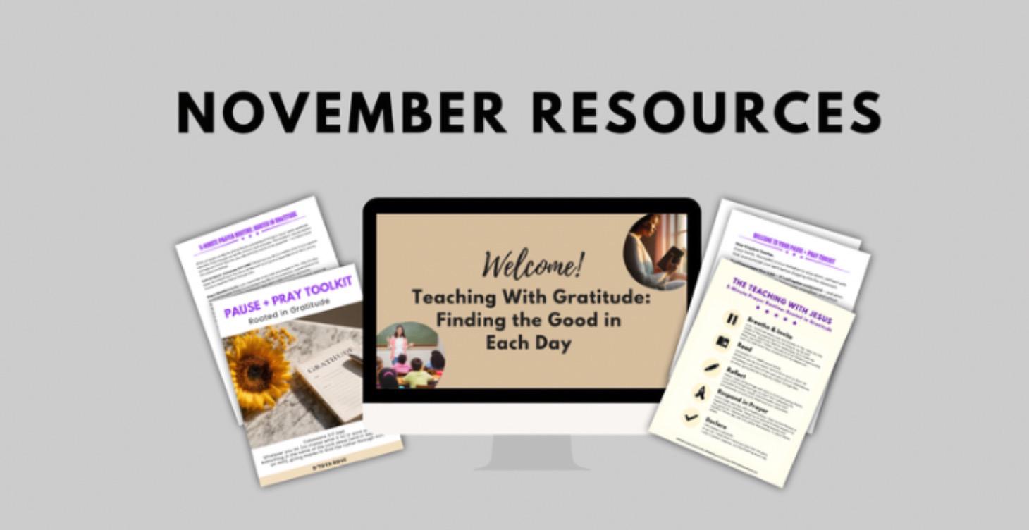 From the Archives: November Resources