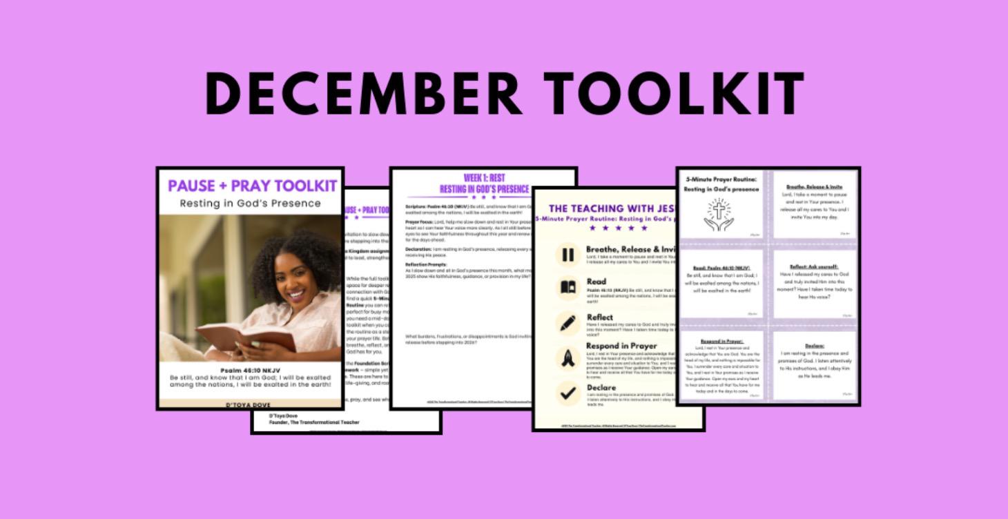 December: Resting in God’s Presence