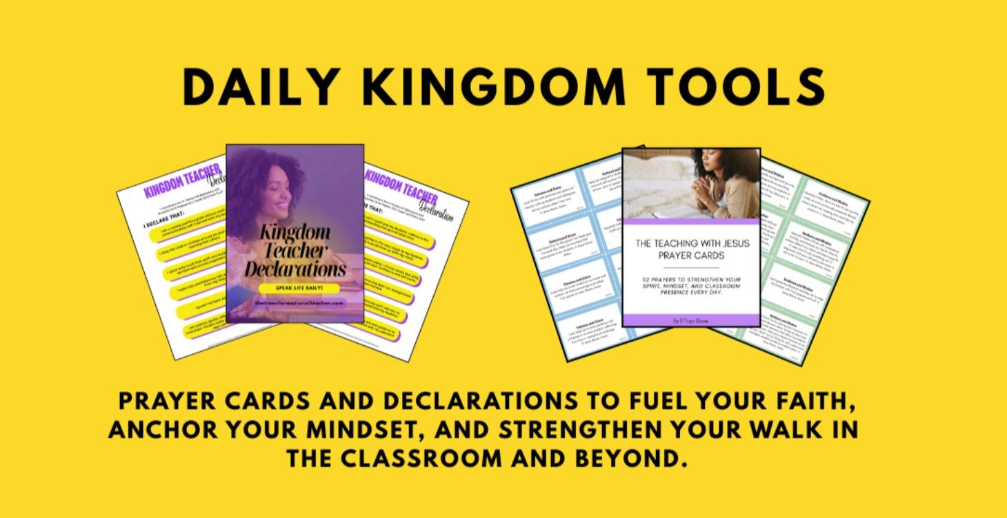 Exclusive Prayer Cards & Teacher Declarations