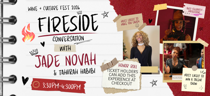 You heard about our Fireside guest? Didn't think so 🍷