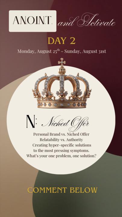 Day 2 - A.N.O.I.N.T. and Activate Challenge 🔥 