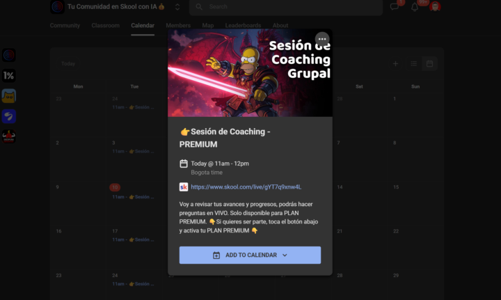 2 Horas para nuestra Sesión de Coaching GRUPAL
