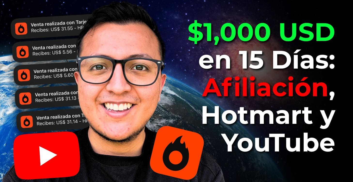 💸 Gana Siendo Afiliado en Hotmart
